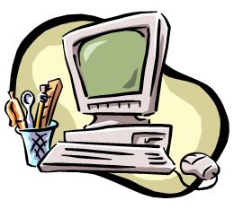 cartoon of computer