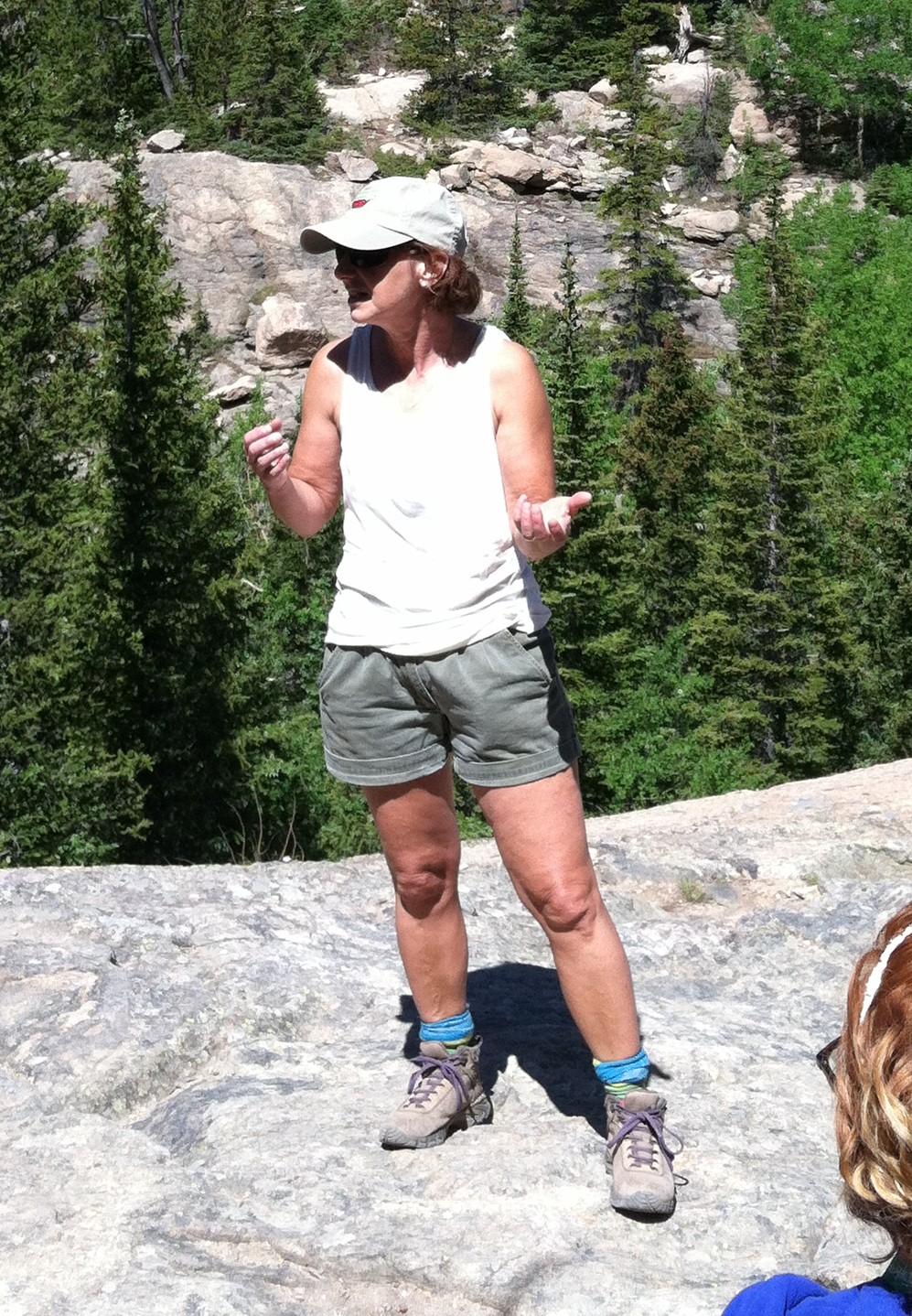 Jill Baron at RMNP research site