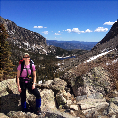 Helping the Loch Vale Watershed group at CSU with data collection in Rocky Mountain National Park in May 2014