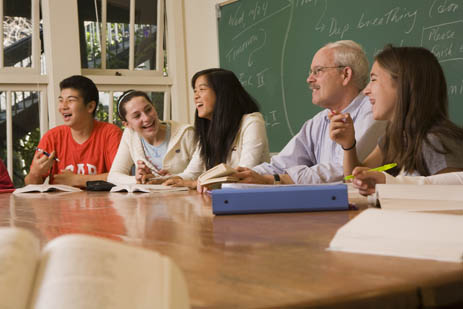 Students excited about discussion