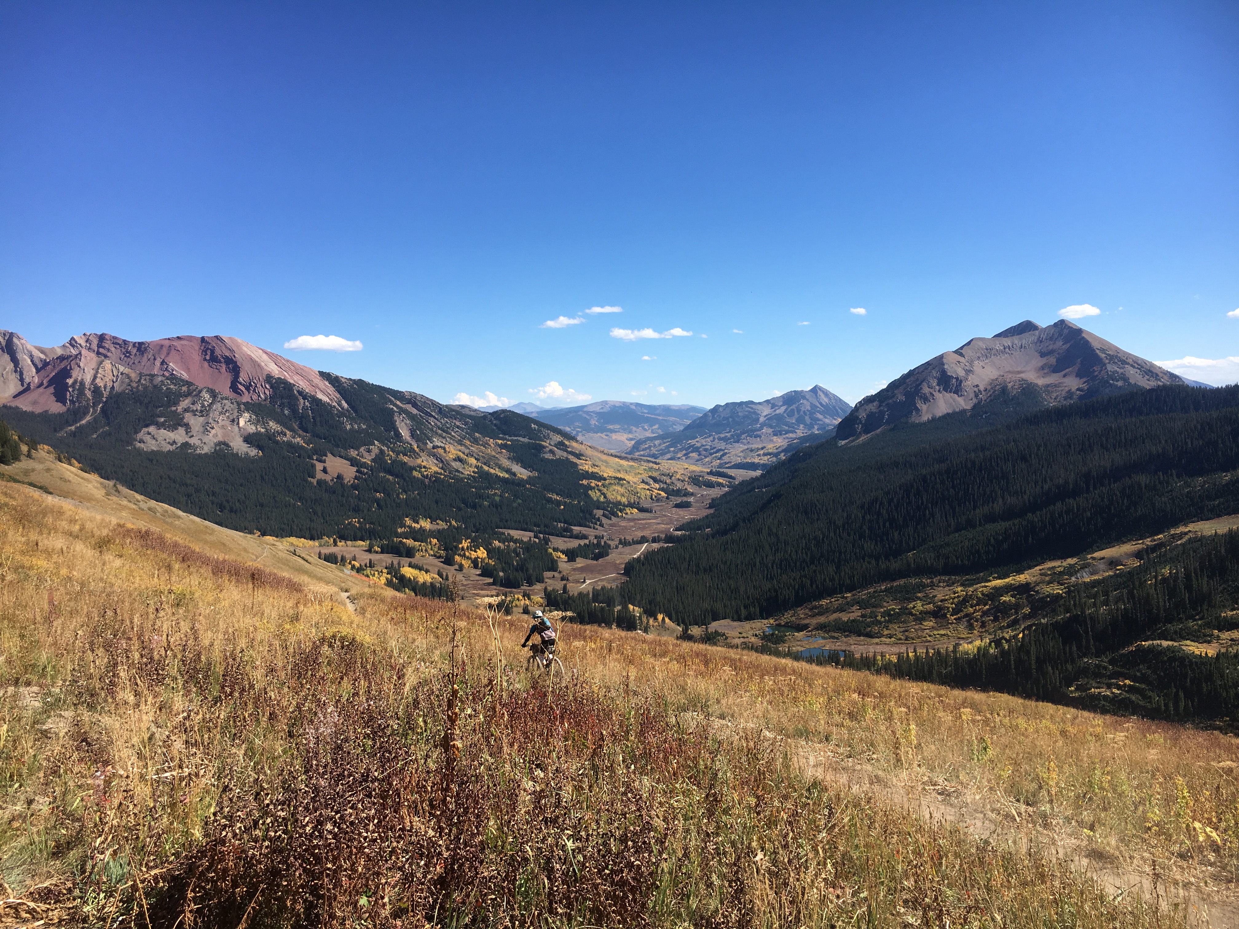 Gothic, Colorado viewed from the 401 trail near Schofield Pass