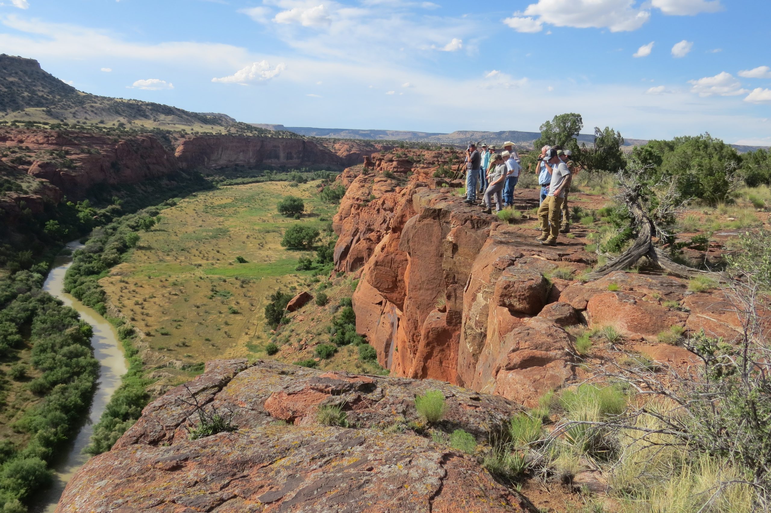 Western river landscape