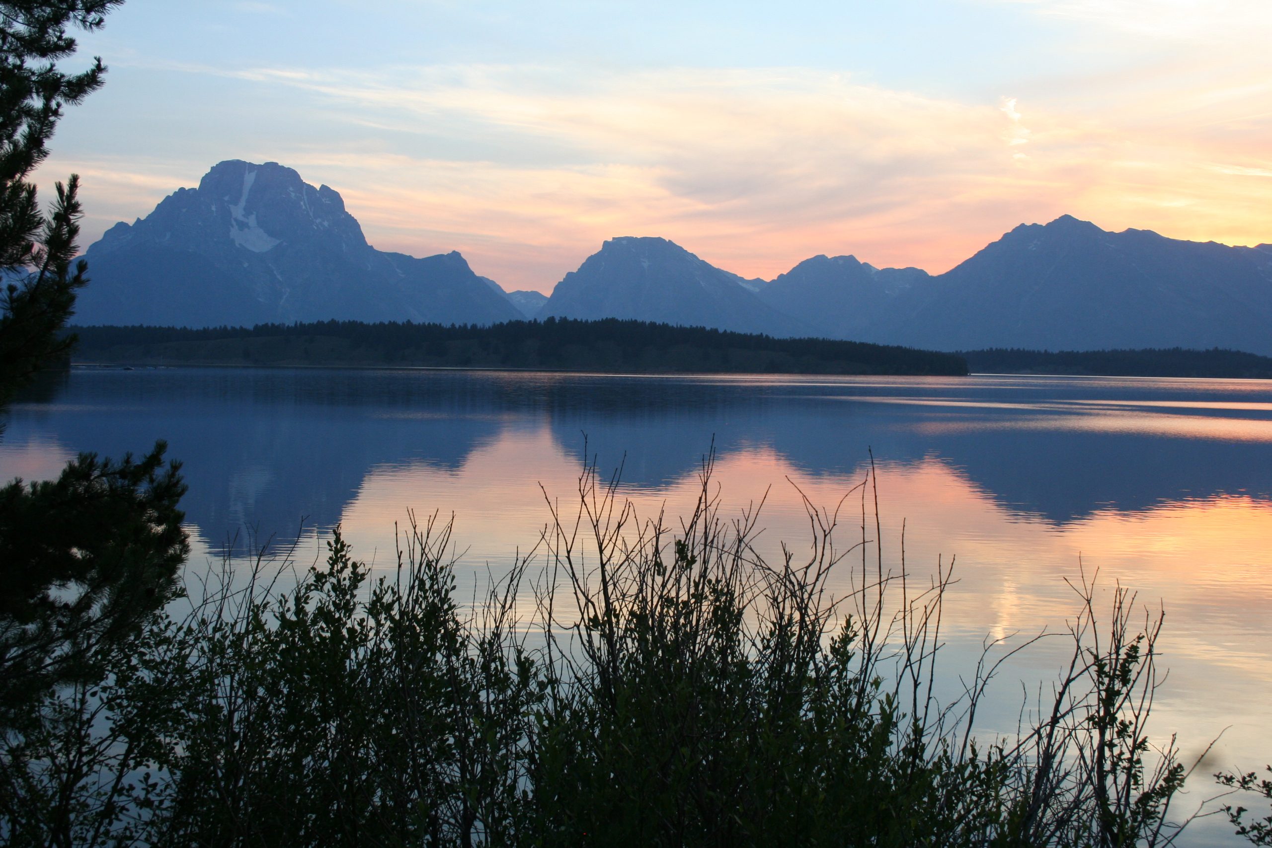 Yellowstone landscape from Montana perspective