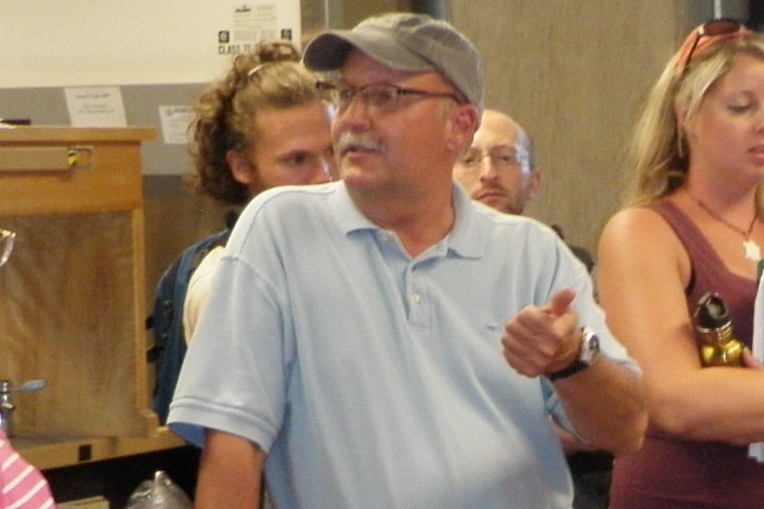 NREL director John Moore teaching a class outdoors at the Summer Soil Institute.